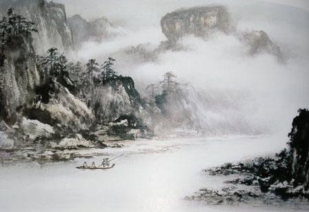 中国画中的留白（图片来源 资料图）